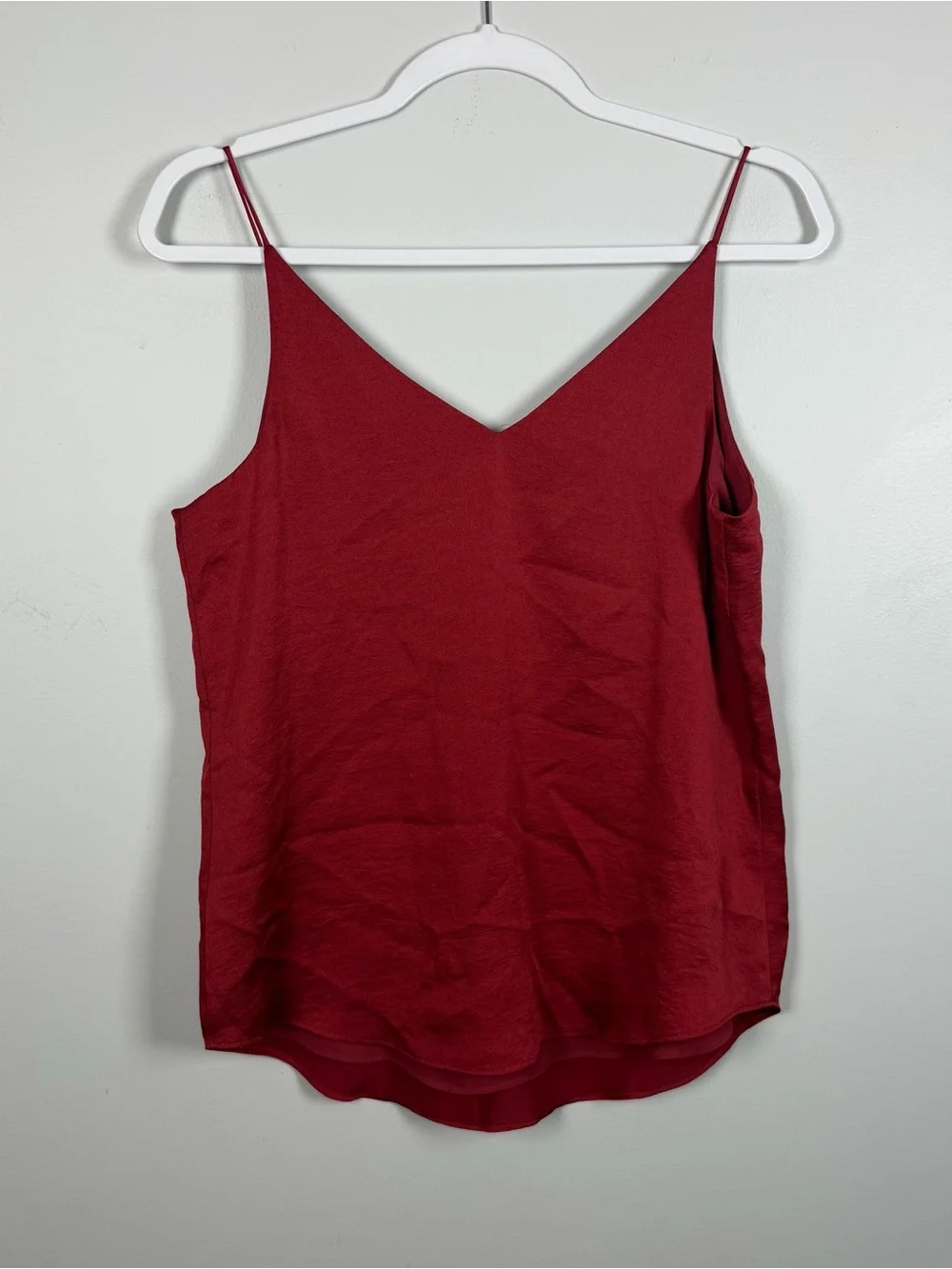Express Red Black Floral Embroidery Camisole Tank Top Blouse Goth Romantic Small